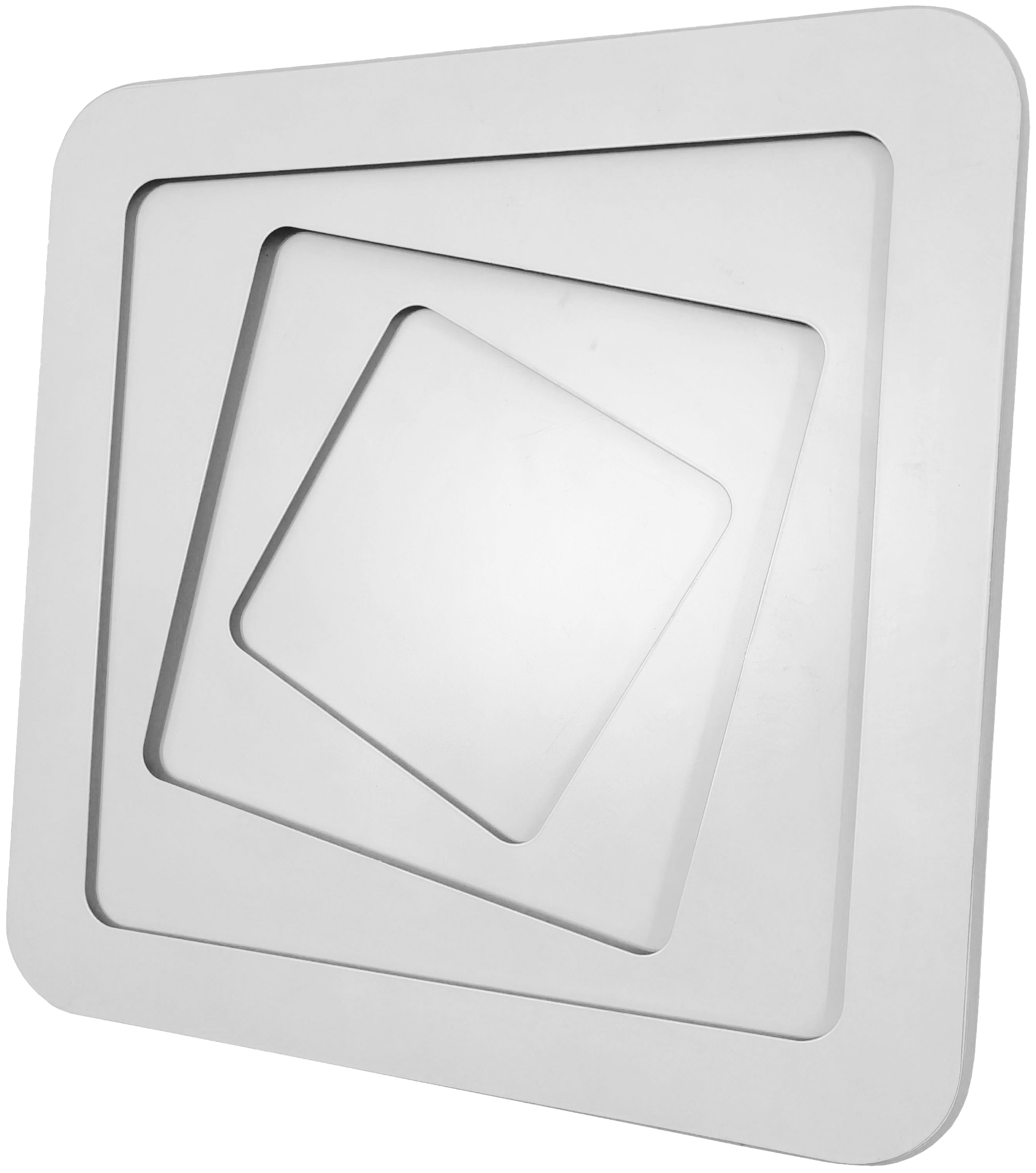 AVIDE Porter LED design mennyezeti lámpa, 106W (53+53), 8243 lm, RF távirányítóval (ADO3S-POR-2.4G)