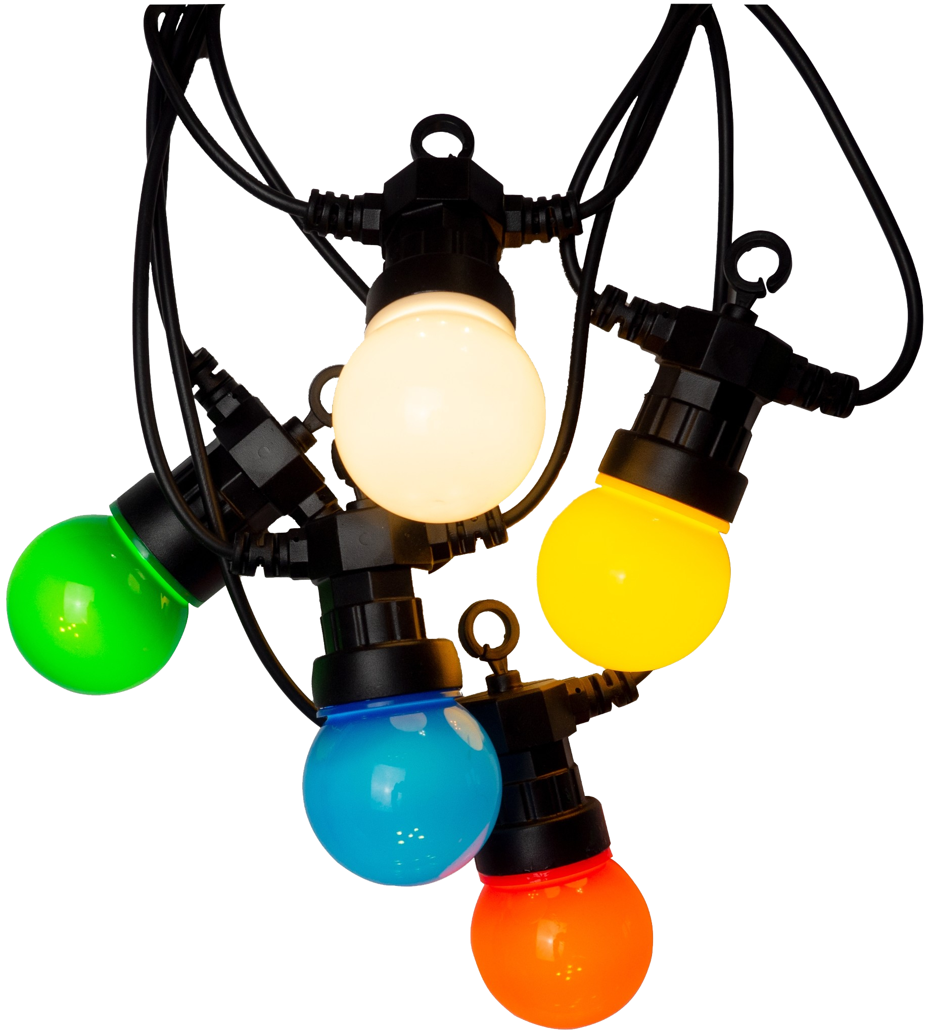 AVIDE String Kültéri füzér, RGB, 6W, 5 méter, sorolható (AOS10LE40L-RGB)