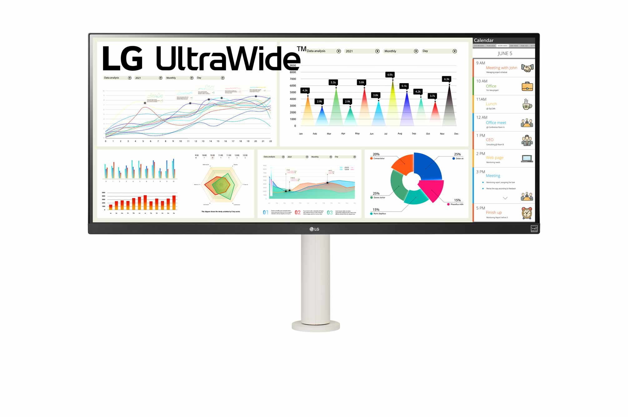 LG 34WQ680-W UltraWide 34'' 21:9 FHD 5ms 100hz FreeSync Ergo IPS Monitör Beyaz