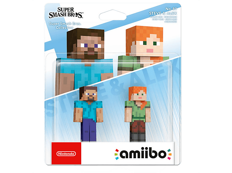 Figura Amiibo - Colección Super Smash Bros: Steve & Alex