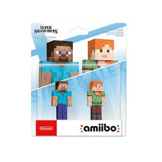 Figura - Nintendo amiibo Colección Super Smash Bros: Steve & Alex