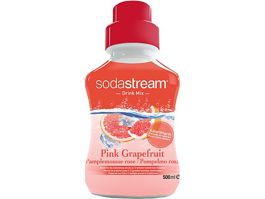SODA-STREAM Soda-Mix Pink Grapefruit 500 ml - Getränkesirup (Kalorienarm) (Pink)