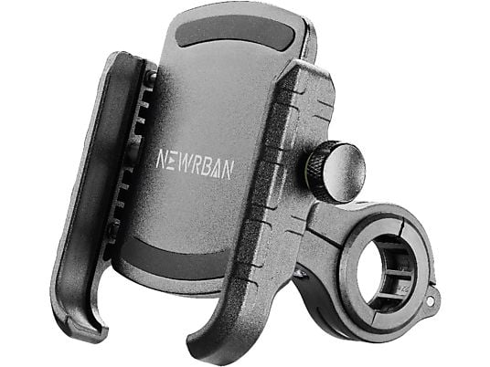 NEWRBAN Alluminio 12-32 mm - Supporto da manubrio (Nero)