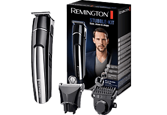 REMINGTON MB4110 Stubble-Kit - regolabarba (Nero/Argento)