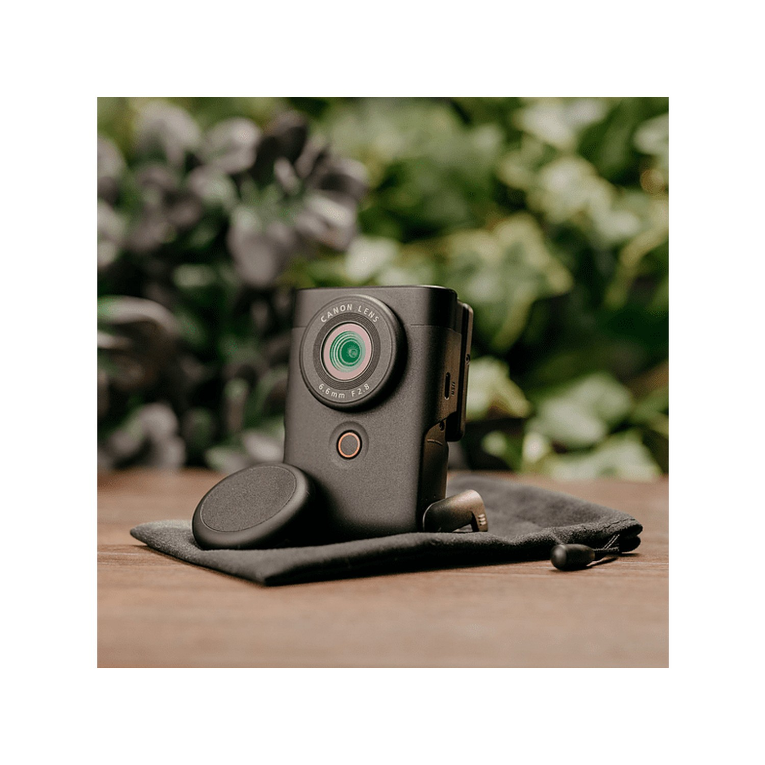 A black phone case with adjustable viewing angle, and rotation.