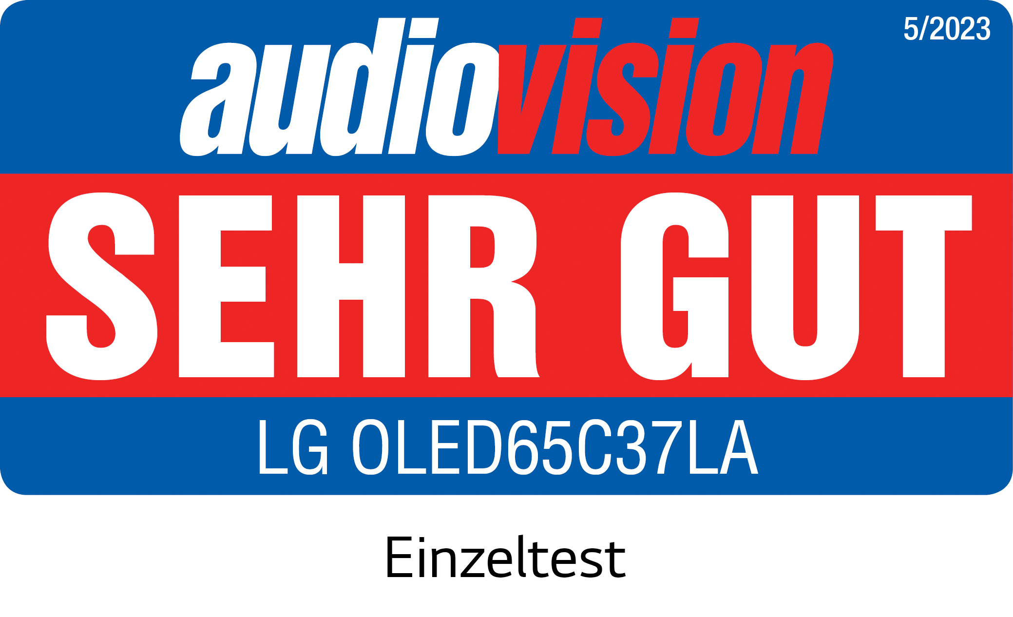 audiovision, LG OLED65C37LA, Sehr gut, Einzeltest, 5/2023.