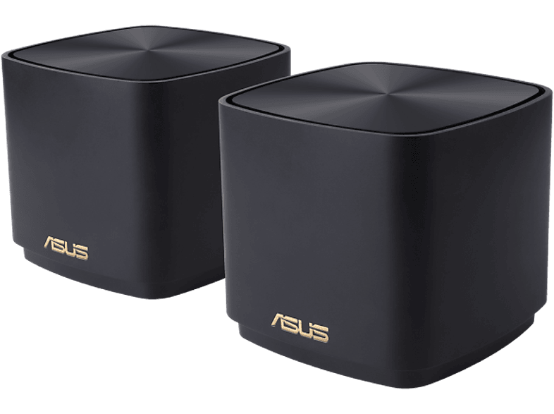 Sistema WiFi Mesh - ASUS ZenWiFi XD4 Plus AX1800, 6 (2 Pack), Cobertura hasta 360 m², Seguridad sin Suscripción, Control Parental, VPN, Negro