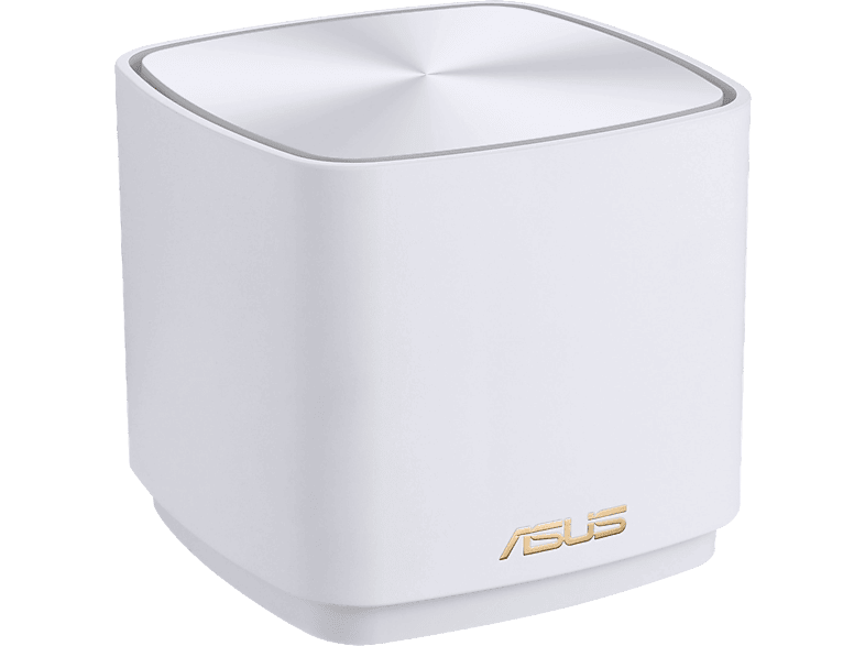 Router WiFi - ASUS XD4 PLUS W-1-PK, 1.8 Gbit/s, 6, Hasta 446 m², MU-MIMO, Blanco