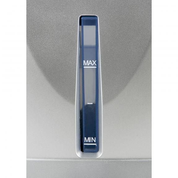Un indicateur de niveau d'eau avec les étiquettes MAX et MIN.