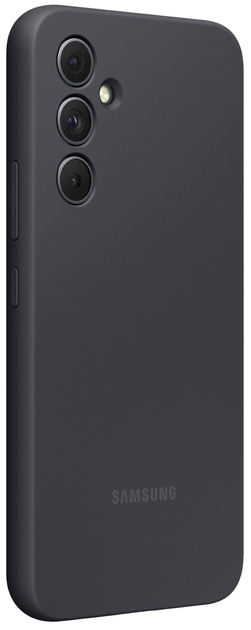 Ciemnoszare etui na telefon Samsung. Elegancki, minimalistyczny design.