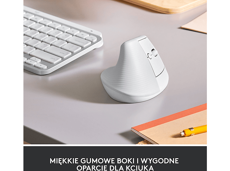 Logitech Lift Biała – zdjęcie 2