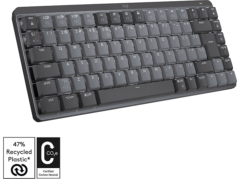 Klawiatura LOGITECH MX Mechanical Mini US INTL (Ciche sprężynujące) – zdjęcie 2