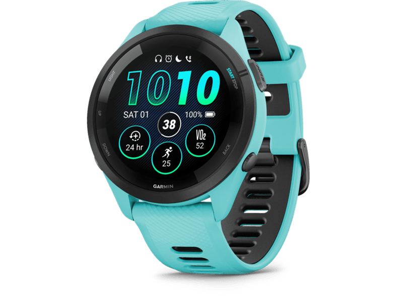 GARMIN Forerunner 265 okosora aqua fekete 010 02810 12 MediaMarkt online vasarlas