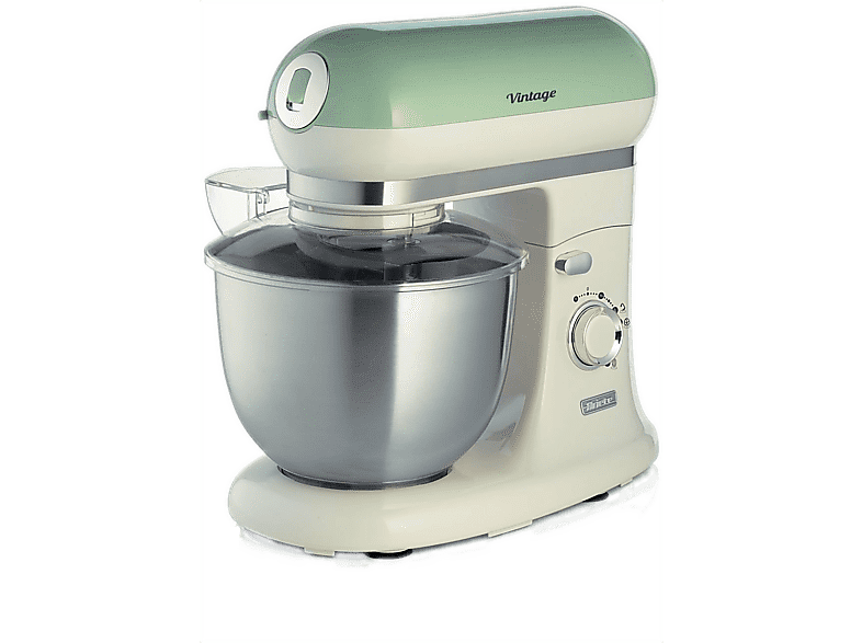 Robot amasador - Ariete 1588/04 Vintage, 2400 W, 5.5 L, 7 velocidades, Verde