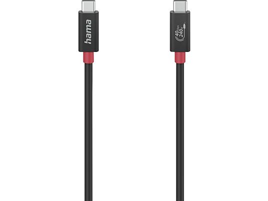 HAMA 00200779 - câble USB type C (Noir)