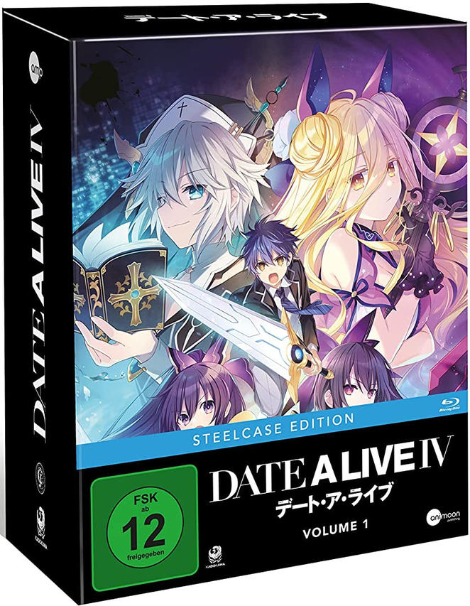 Anime-Box-Set. Die Box ist schwarz mit bunten Charakteren und japanischem Text. FSK 12 Logo vorhanden.