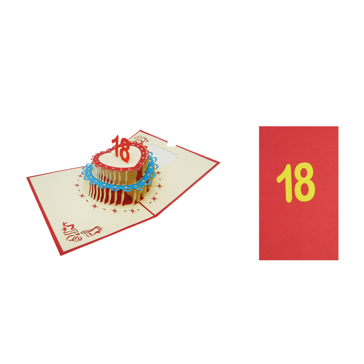 Biglietto Auguri Origami Surprise 18 Anni