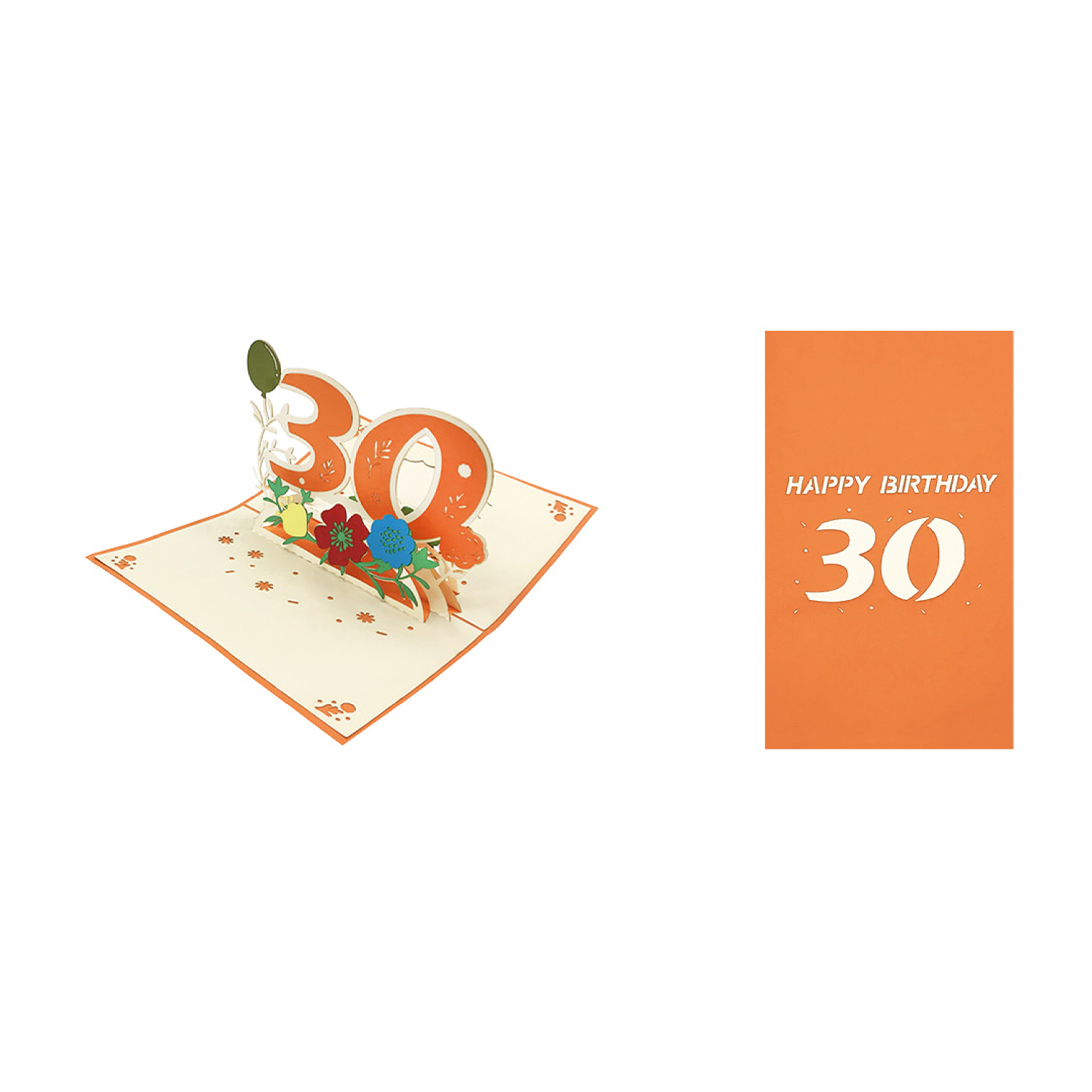 Biglietto Auguri Origami Surprise 30 Anni