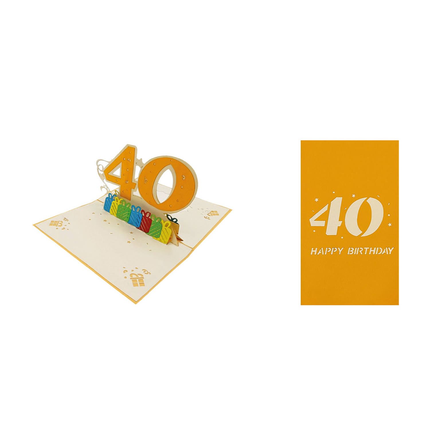 Biglietto Auguri Origami Surprise 40 Anni