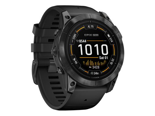 GARMIN epix Pro (Gen2) 51 mm - GPS-Smartwatch (127-210, silicone, Noir / gris ardoise)