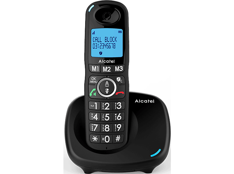 ALCATEL XL535 Fekete dect telefon