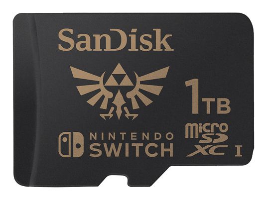 SANDISK Nintendo Switch: Zelda Edition - Scheda di memoria (Nero)
