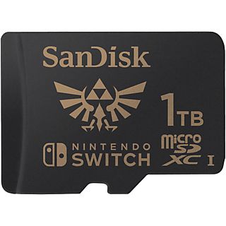 SANDISK Nintendo Switch: Zelda Edition - Scheda di memoria (Nero)