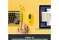 Klawiatura bezprzewodowa LOGITECH Pop Keys Czarno-żółty (Blast) 920-010735