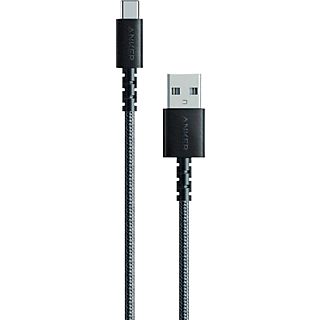 ANKER USB-A 2.0 naar USB-C kabel PowerLine 90 cm Zwart (A8022H11)