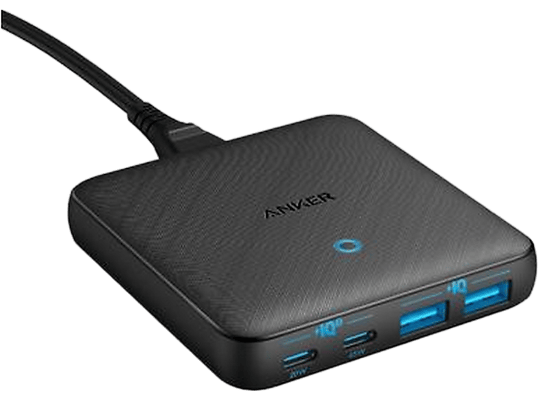 Anker Oplader Powerport Atom Iii Usb / Usb-c 63 W Slim Zwart (a2046g12)