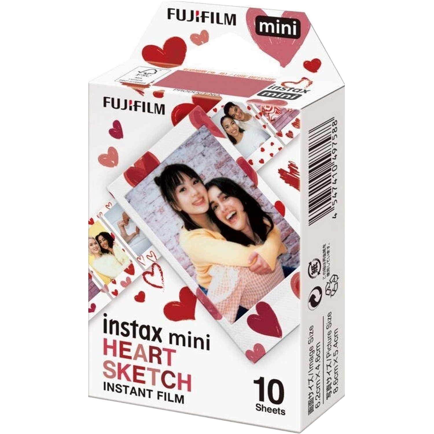 FUJIFILM Instax Instant Film mini 86 x 54 mm 10 stuks (B12040)