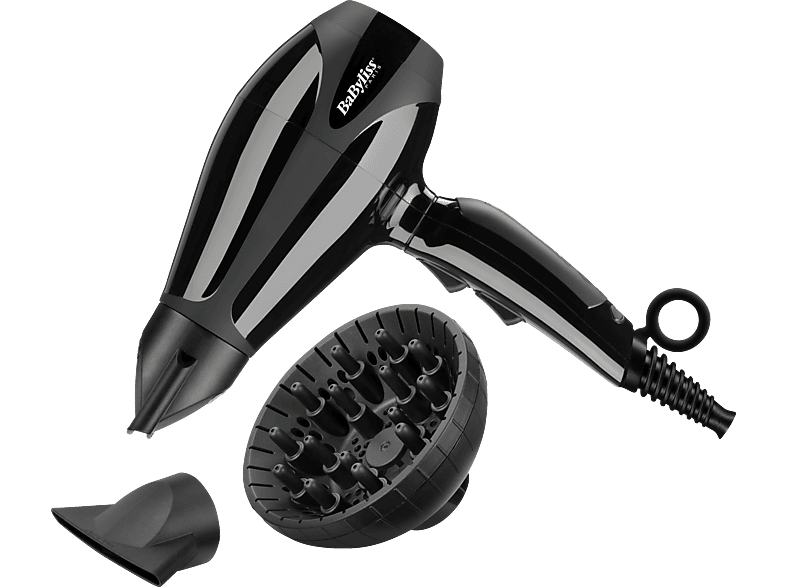 BABYLISS 6715DE (2400 2400 Watt) Schwarz COMPACT Haartrockner PRO