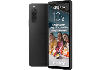 SONY XPERIA 10 V 6/128 GB 6,1" OLED Kijelző Fekete Kártyafüggetlen Okostelefon