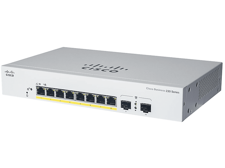 CISCO Switch CBS220 SMART 8-PORT GE EXT PS | MediaMarkt