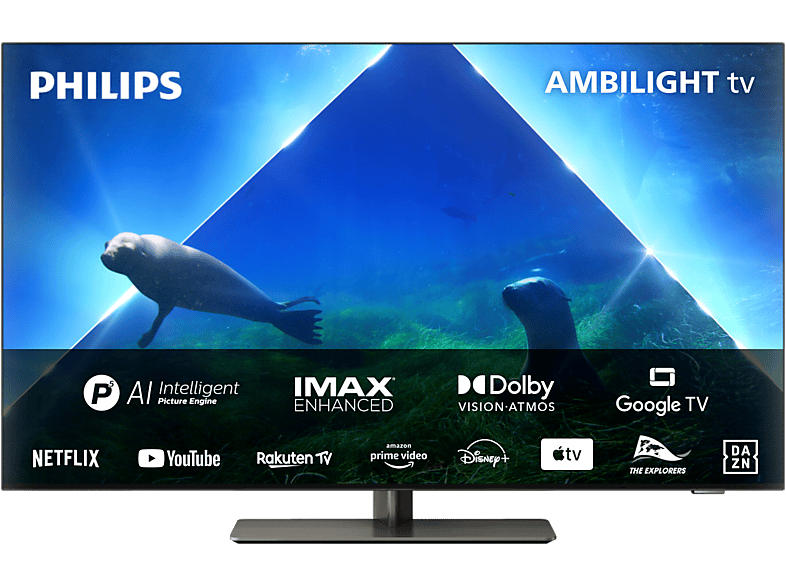 kaufen | 4K OLED online 55 55OLED808/12 Ambilight HD Ultra MediaMarkt (2023) TV PHILIPS Zoll