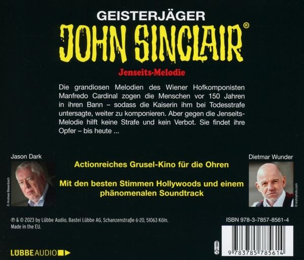 Sinclair John - John Sinclair - Folge 161: Jenseits-Melodie  - (CD)