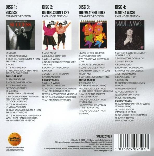 WEATHER GIRLS/MARTHA WASH - The Deluxe Collection 1982-1992 (4CD Boxset)  - (CD)