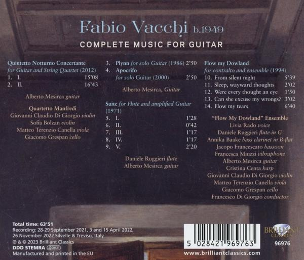 VARIOUS - Vacchi:Complete Music For Guitar  - (CD)