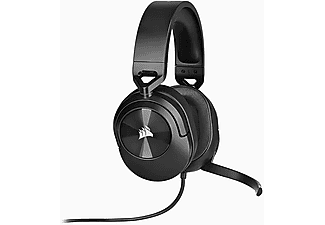 CORSAIR HS55 Surround Dolby Audio 7.1 Surround Carbon (CA-9011265-EU) Kablolu Kulak Üstü Kulaklık Siyah_1