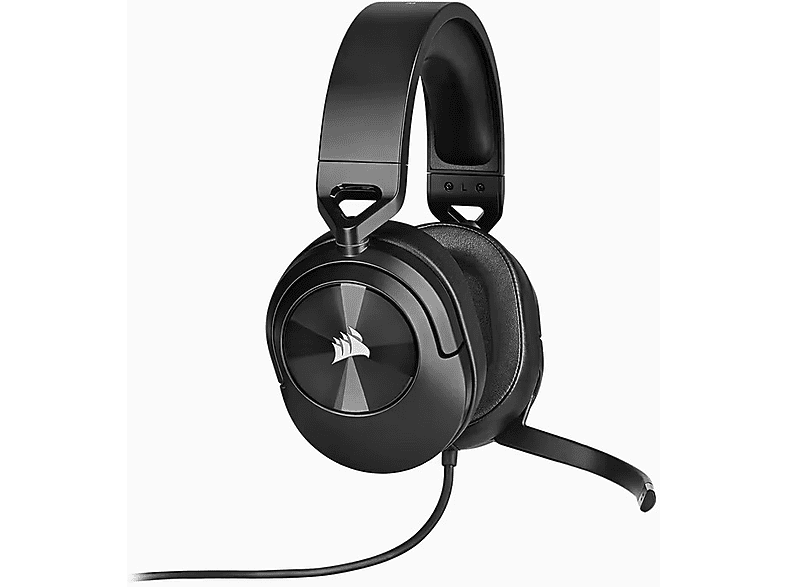 CORSAIR HS55 Surround Dolby Audio 7.1 Surround Carbon (CA-9011265-EU) Kablolu Kulak Üstü Kulaklık Siyah_1