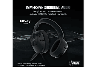 CORSAIR HS55 Surround Dolby Audio 7.1 Surround Carbon (CA-9011265-EU) Kablolu Kulak Üstü Kulaklık Siyah_3