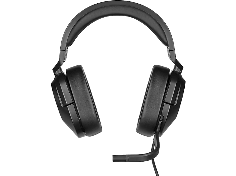 CORSAIR HS55 Surround Dolby Audio 7.1 Surround Carbon (CA-9011265-EU) Kablolu Kulak Üstü Kulaklık Siyah