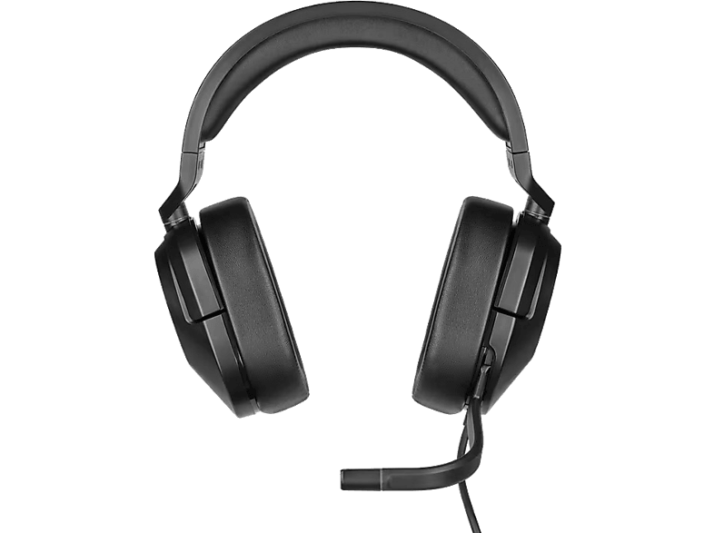 CORSAIR HS55 Surround Dolby Audio 7.1 Surround Carbon (CA-9011265-EU) Kablolu Kulak Üstü Kulaklık Siyah_0