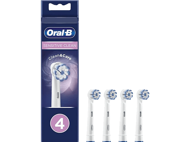 Oral-B Sensitive Clean Toothbrush Heads (4 Pack)