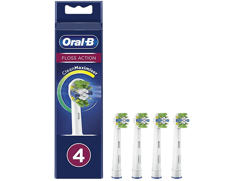 Oral-B FlossAction Toothbrush Heads 4 Pack