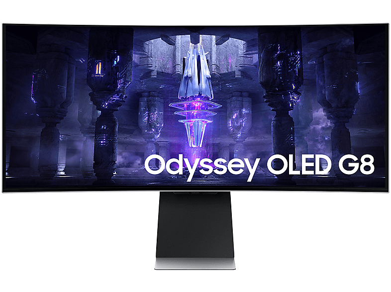 Samsung Odyssey Oled G8 34'' Monitor Gaming, 34", Wqhd, 3440 x 1440 Pixel, tempo di risposta 0,03 ms, refresh rate 175 Hz
