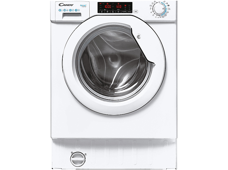 Candy CBW 48Twme-S Lavatrice Incasso, Caricamento frontale, 8 kg, 54,1 cm, Classe A