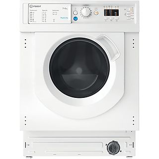 INDESIT BI WDIL 751251 EU N LAVASCIUGA INCASSO, Caricamento frontale, 7 kg, 54,5 cm, Classe E