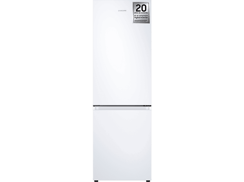REACONDICIONADO Seminuevo Funcional Frigorífico combi - Samsung Smart RB34C600DWW/EF, No Frost, 185.3cm, 344l, Mono Cooling, WiFi, Blanco