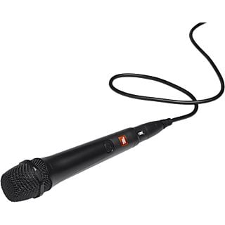Micrófono - JBL PBM100, Para altavoces Party Box, Dinámico con cable, Cardioide, Negro